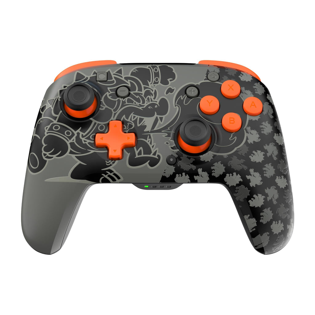 Rematch Glow Wireless Plus Controller for Nintendo Switch (Blackout Bowser)