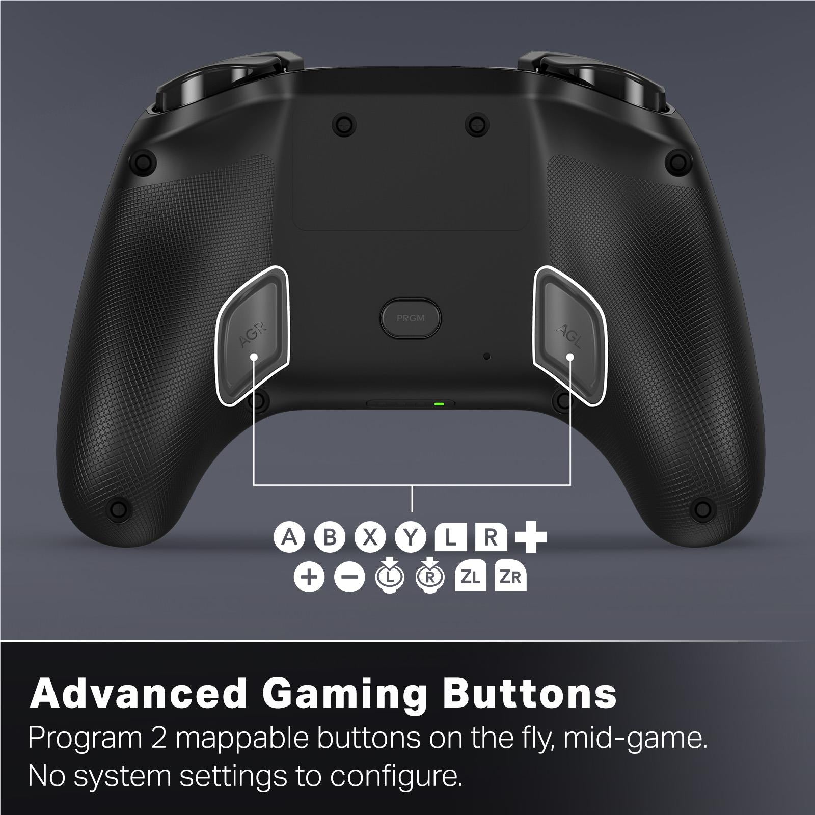 PowerA Advantage Wireless Controller with Hall Effect for Nintendo Switch 2 (Black)